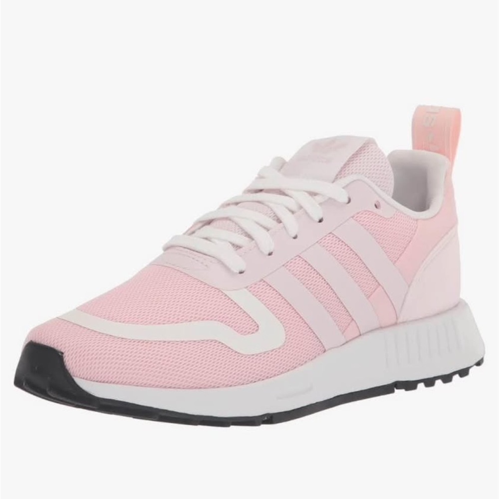 Adidas Girl's Light Pink and White Sneakers